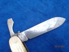 J & C N C Quality Made in USA by Utica Cutlery Embossed Utility knife J & C N C Quality Made in USA by Utica Cutlery Embossed Utility knife