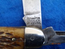 Kutmaster Utica NY 4 blade Bone Stockman knife Kutmaster Utica NY 4 blade Bone Stockman knife