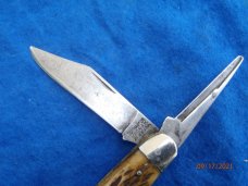 Kutmaster Utica NY 4 blade Bone Stockman knife Kutmaster Utica NY 4 blade Bone Stockman knife