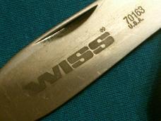 VINTAGE BOKER WISS 70163 USA TL 29 ELECTRICIANS LINEMANS FOLDING POCKET BAREHEAD KNIFE KNIVES OLD