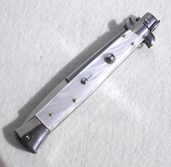 NEW 11" FRANK BELTRAME ACRYLIC PEARL ITALIAN STILETTO