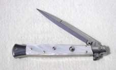 NEW 11" FRANK BELTRAME ACRYLIC PEARL ITALIAN STILETTO