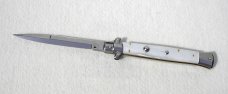 NEW 11" FRANK BELTRAME ACRYLIC PEARL ITALIAN STILETTO