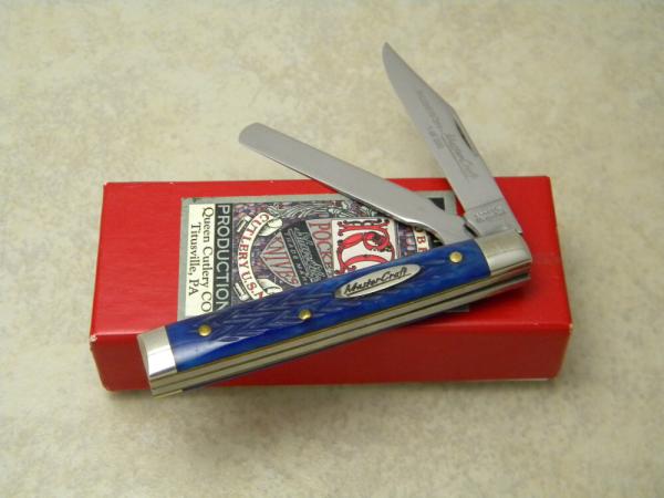 Robeson Mastercraft USA (Queen Cut. Co.) Royal Blue #66 Doctor's Knife in Box