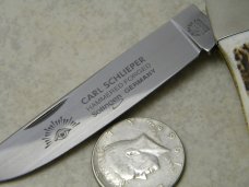 C. Schlieper German Eye Germany 99DSL Stag Lockback Knife in Box C. Schlieper German Eye Germany 99DSL Stag Lockback Knife in Box