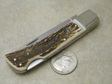 C. Schlieper German Eye Germany 99DSL Stag Lockback Knife in Box C. Schlieper German Eye Germany 99DSL Stag Lockback Knife in Box