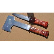 Imperial Prov. R.I. USA Hatchet/Knife Set With Scabbard Unused 1946-56 Imperial Prov. R.I. USA Hatchet/Knife Set With Scabbard Unused 1946-56