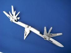 LEATHERMAN Free P4 Stainless Steel Multi-Tool, Pliers, Saw, Folding Knives  Plain & Serrated Blades