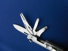 LEATHERMAN Free P4 Stainless Steel Multi-Tool, Pliers, Saw, Folding Knives  Plain & Serrated Blades