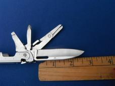 LEATHERMAN Free P4 Stainless Steel Multi-Tool, Pliers, Saw, Folding Knives  Plain & Serrated Blades