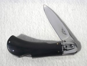 NEW OLD STOCK RUSSIAN LEVER - BACKLOCK AFRICAN EBONY WOOD - WITH CERTIFICATE WRITTEN IN RUSSIAN