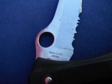 Discontinued Spyderco Catcherman fishing knife filet blade AUS 8 folding pocket knife MADE IN JAPAN! Discontinued Spyderco Catcherman fishing knife filet blade AUS 8 folding pocket knife MADE IN JAPAN!