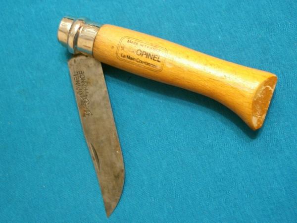 VINTAGE OPINEL FRANCE NO 8 FOLDING POCKET JACK KNIFE KNIVES OLD