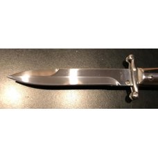 NEW - 9" Italian-Style Swing-Guard Stiletto with Buffalo Horn Scales