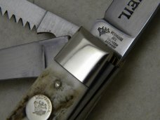 Weidmannsheil Solingen Germany Genuine Stag Lockback Knife NIB