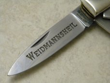 Weidmannsheil Solingen Germany Genuine Stag Lockback Knife NIB