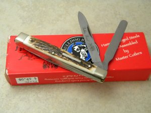 Bulldog Brand Germany  Stag Doctor's Knife c.2008 NIB