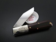Great Eastern Cutlery #86 2-Acorn Barlow 440C Red & Black Micarta GEC 861121 Great Eastern Cutlery #86 2-Acorn Barlow 440C Red & Black Micarta GEC 861121