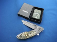 U.S Army Zippo Lighter & U.S Army Tactical Folding Knife Go Army!!! Zippo Bradford, PA U.S.A. !!! U.S Army Zippo Lighter & U.S Army Tactical Folding Knife Go Army!!! Zippo Bradford, PA U.S.A. !!!
