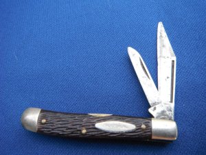 SEARS CRAFTSMAN USA 9507 2 BLADE DOGLEG PEANUT JACK KNIFE