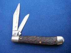 SEARS CRAFTSMAN USA 9507 2 BLADE DOGLEG PEANUT JACK KNIFE