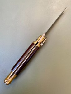 AB Italy Birds Head Lever Lock Rosewood w/Brass NOS Mint Beltrame AB Italy Birds Head Lever Lock Rosewood w/Brass NOS Mint Beltrame