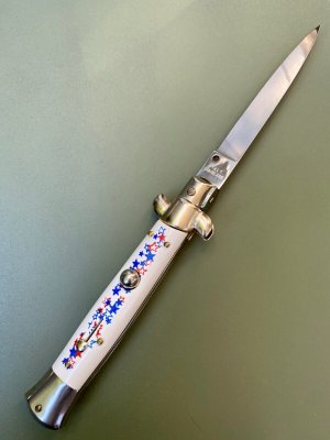 Italy Stainless 9" Stiletto NOS 90s Beltrame MINT