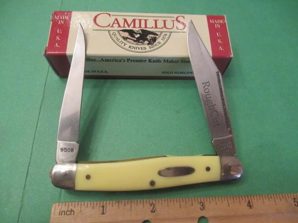 Camillus  Yellow Delrin Muskrat  Pattern # 9508