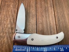Browning Buckmark White Micarta Seki Japan Made Browning Buckmark White Micarta Seki Japan Made