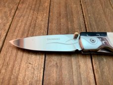 Browning Buckmark White Micarta Seki Japan Made Browning Buckmark White Micarta Seki Japan Made