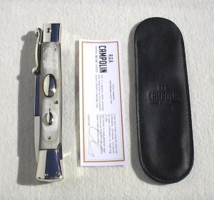 A.G.A. CAMPOLIN 13" GENUINE BRAZILIAN HORN OVAL SWINGUARD 