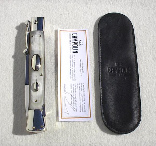 A.G.A. CAMPOLIN 13" GENUINE BRAZILIAN HORN OVAL SWINGUARD 