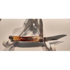 Case XX Stainless USA 3 Dot 1977 Grey Etch Stag Bone 52087 Case XX Stainless USA 3 Dot 1977 Grey Etch Stag Bone 52087