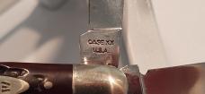 Case XX USA 4 Dot 1976 Pretty Red Jigged Mini Stockman 6327