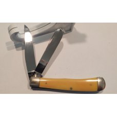 Case XX USA 10 Dot 1970 Yellow Trapper 3254