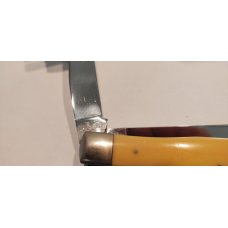 Case XX USA 10 Dot 1970 Yellow Trapper 3254