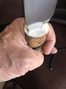 Scagel Design, Cru Forge V steel, stag, handcrafted with sheath, USA maker Scagel Design, Cru Forge V steel, stag, handcrafted with sheath, USA maker