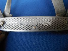 WWII / WW2 U.S MARINE CORPS 4 Blade Utility Pocket Knife  