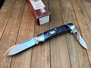Schatt and Morgan Deep Blue Bone Canoe