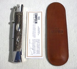 A.G.A. CAMPOLIN 33CM/13" GENUINE STAG OVAL SWINGUARD 