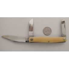 Case XX USA 33092 9 Dot 1971 Yellow Birdseye Stockman Case XX USA 33092 9 Dot 1971 Yellow Birdseye Stockman