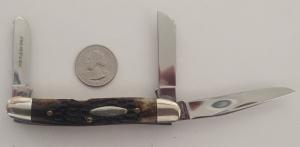 Case XX USA 6318 HP 1 Dot 1979 Bone Stockman