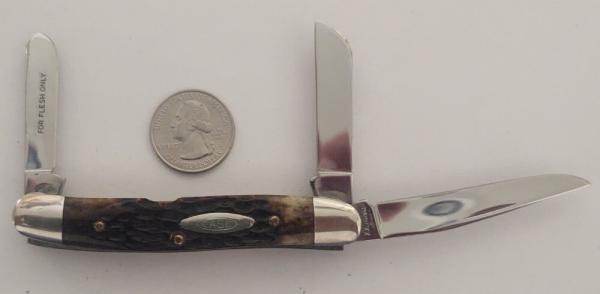 Case XX USA 6318 HP 1 Dot 1979 Bone Stockman