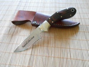 Master Hattor Fixed Blade Knife with sheath 1980's
