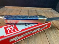 Henckels by Boker Copperhead Deep Blue Pin Feather Jigged Henckels by Boker Copperhead Deep Blue Pin Feather Jigged