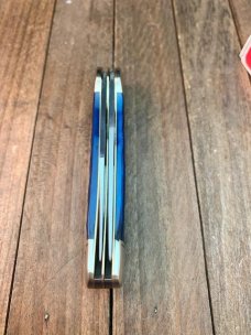 Henckels by Boker Copperhead Deep Blue Pin Feather Jigged Henckels by Boker Copperhead Deep Blue Pin Feather Jigged
