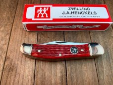 Henckels by Boker Copperhead Autumn Leaf (Red) Pin Feather Jigged Bone Henckels by Boker Copperhead Autumn Leaf (Red) Pin Feather Jigged Bone