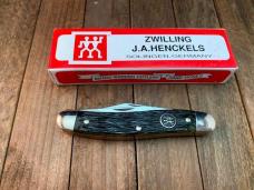 Henckels by Boker Whittler Dark Green Pin Feather Jigged Bone Henckels by Boker Whittler Dark Green Pin Feather Jigged Bone