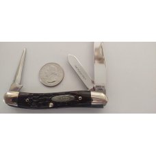 Case XX USA 6318 PU 5 Dot 1975 Punch Blade Red Bone Stockman Case XX USA 6318 PU 5 Dot 1975 Punch Blade Red Bone Stockman