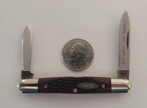 Case XX USA STAINLESS 06263 SSP 3 Dot 1977 Bone Eisenhower Pattern